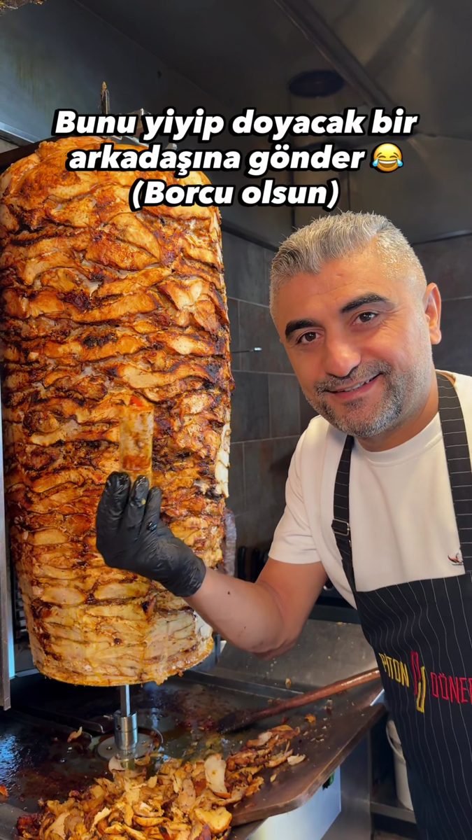 Bunu yiyip doyacak bir arkadaşına gönder 😂 (Borcu Olsun)