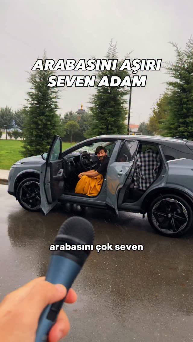Arabasını aşırı seven adam @nissanturkiye