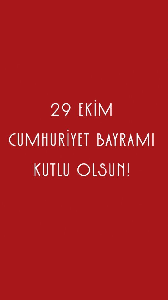 Cumhuriyetimizin 103. yılında ebedi şükranlarımızla… 29 Ekim Cumhuriyet Bayramımız kutlu olsun! 🇹🇷