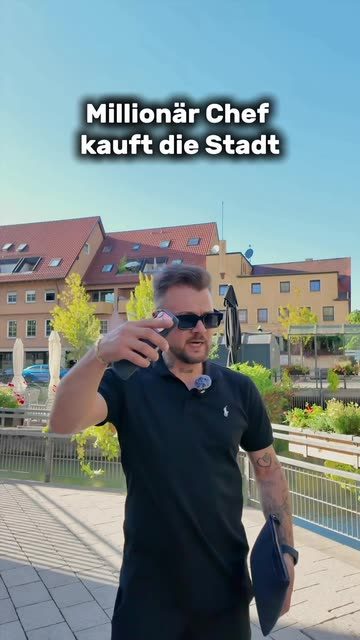 Millionär Chef kauft die Stadt
